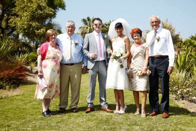 wedding family photo